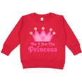 thumbnail image 2 of Inktastic Yes I Am the Princess Crown Toddler Sweatshirt, 2 of 4