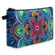 thumbnail image 1 of Bolsa de Maquillaje Bolsa de Cosméticos de Viaje Portátil de 6 Estilos para Mujer Bolsa con Cremallera con Patrones de Flores Regalos de Pereza Bolsa de Maquillaje para Niñas con Cremallera Negra (6, 1 of 5