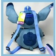 Disney Stitch Full Body Plush Backpack 12 w/Ears Sitting