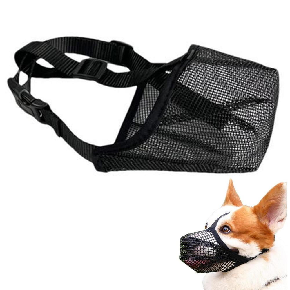 Tohuu Mesh Dog Muzzle Air Mesh Drinkable Pet Muzzle Lightweight Dog