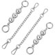 thumbnail image 2 of 4 Uds. Cadena extensora de bolso, extensor de cadena para bolso, correa de repuesto para bolsos, correas, 2 of 4