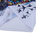 thumbnail image 2 of Pattern Women Summer T-shirt Quick Drying Sleeve Pattern Breathable Girl Short Sleeve, L, 2 of 8
