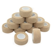 COMOmed Self-Adhesive Bandage Medical First Aid Tape for Sports Activities and Pets 1" x 5 Yards 12 Pack