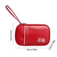thumbnail image 3 of up to 50% Off WIZUTIZ Travel Cable Storage Box Electronic Storage Box Small Cable Storage Bag Portable Waterproof Storage Bag Suitable For Chargers Cables USB Mobile Power Bank Red, 3 of 5