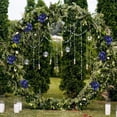 thumbnail image 6 of 60 PCS Navy Blue Hydrangea Artificial Flowers with Stems for Wedding Party Home Decor Table Centerpieces Florals Bouquets Arrangement Arch Festival Decoration, 6 of 6