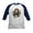 Navy/White, variant on CafePress - Mona Lisa Dog Baseball Jersey - Kids Cotton Baseball Jersey, 3/4 Sleeve Shirt