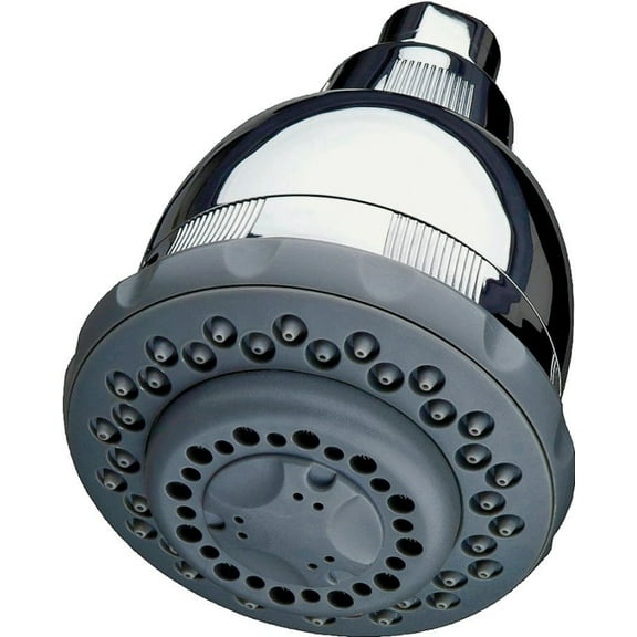 Culligan Filtered Shower Head WSH-C125 Rain Style - 1.8 GPM, Plastic, Chrome, Wall Mount