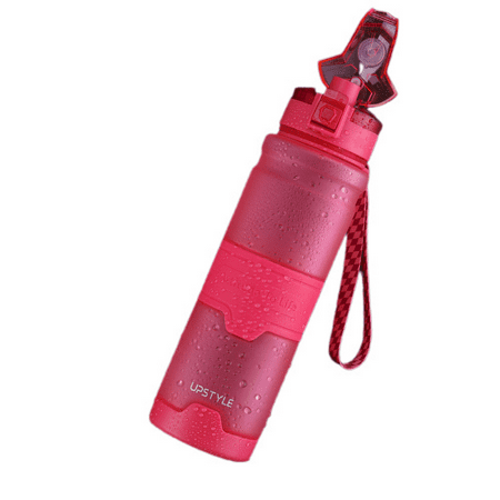 

Tritan material large-capacity portable anti-fall fitness sports bottle plastic cup 1000ml pink