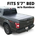 thumbnail image 3 of LEER Hard Quad Folding Tonneau Cover for 2019+ Ram with 5'7" Bed w/o Rambox, 3 of 10