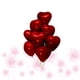 thumbnail image 2 of 50 globos románticos en forma de corazón de 25 cm, globos creativos de doble capa, globos decorativos, suministros para fiestas, recuerdos de boda (rojos), 2 of 6
