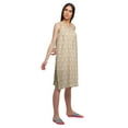 thumbnail image 3 of Moomaya Printed Sleeveless Nightdress For Ladies Button Placket Nightwear, 3 of 6