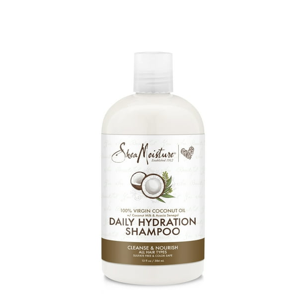 SheaMoisture Daily Hydration Shampoo 100 Virgin Coconut Oil, 13 oz