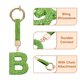 thumbnail image 4 of Uxcell Charm de Letra B del Alfabeto con Rhinestones para la Fabricación de Joyas, Verde Claro, 4 of 6