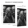 thumbnail image 3 of Death Skulls Gothic Skull No Device Blank Wall Plate 1 Gang Decorative Electrical Outlet Light Switch Cover Switchplate, 3 of 5