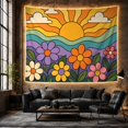 thumbnail image 6 of Retro Christmas Ornament Tapestry Wall Hanging, 6 of 7