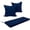 Navy Blue, variant on TOPCHANCES Outdoor Bench Cushion Waterproof 28D Foam Patio Bench Cushion with 2 Pillowcases, 122x46x8 cm Seat Pad for Garden Patio Balcony, Dark Gray