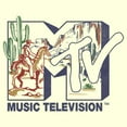 thumbnail image 2 of Men's MTV Wild West Logo Graphic Tee Beige 3X Large, 2 of 4