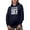 Navy Blue, variant on In the Event of an Emotional Breakdown, Place Cat Here - Funny Kitty Parent, Black Hooded Sweatshirt or Hoodie, 3XL