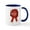 White/Navy Inside, variant on CafePress - A Product Of New Jersey Mugs - 11 oz Ceramic Mug - Novelty Coffee Tea Cup