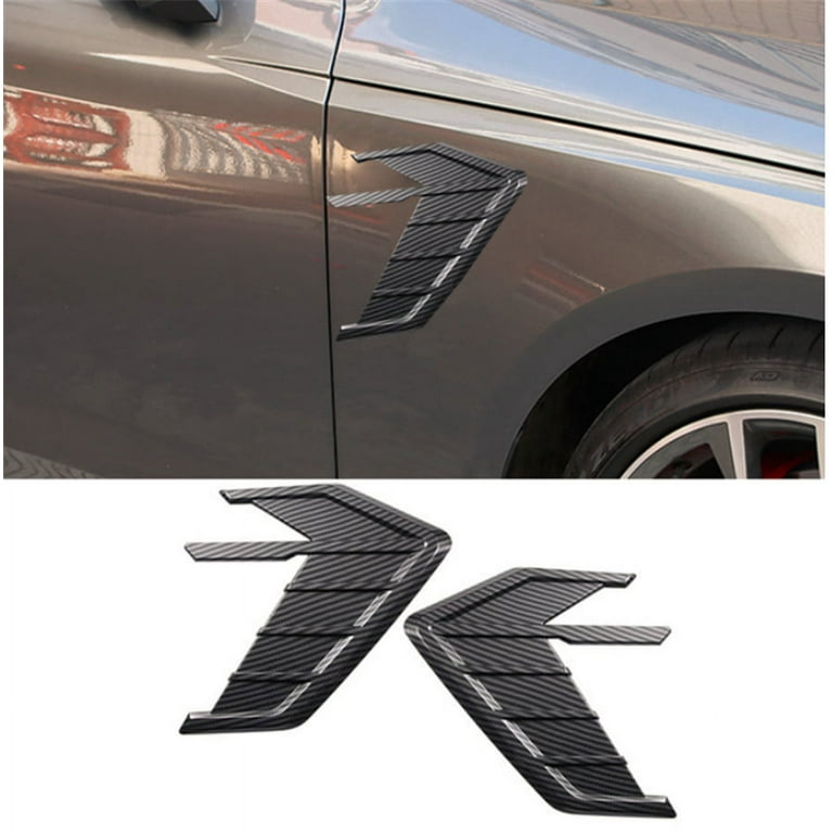 Car Fender Covers Wing Stickers Exterior Trim With Double-Sided Adhesive  Tapes