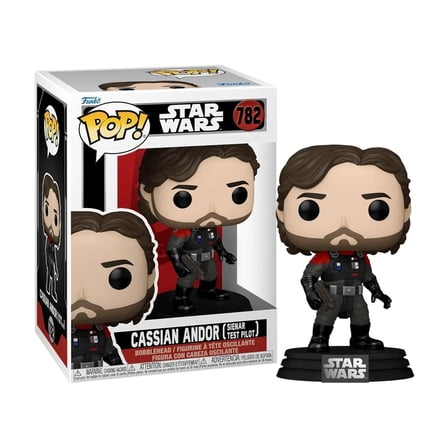 Funko Pop Star Wars Cassian Andor 782 Sienar Test Pilot With Protector