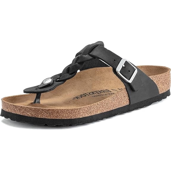Birkenstock 1021349140 Gizeh Braid Blk Oil LTR R 40