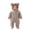 Dark Gray, variant on Toddler Kids Girls Boys Cute Fleece Snowsuit Toddler Kids Zipper Footed Hooded Jumpsuit Rompers,Winter Fall Warm Coat Outfits