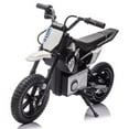 thumbnail image 5 of 24V Kids Electric Motocross Motorcycle with Bluetooth Music - 200W Power, Rear Shock Absorber, LED Breathing Lights, Adjustable Speed up to 9.32 MPH - Powered Ride On Toy for Boys Girls Ages 5-15, 5 of 6