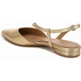 thumbnail image 4 of Naturalizer Womens Hawaii Pointed Toe Slingback Flats Dark Gold Metallic Leather 8.5M, 4 of 5