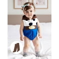 thumbnail image 5 of Cjfdfy Newborn Baby Boy Girl Halloween Animal Costume Infant Baby Fox Puppy Dog Frog Poached Egg Costume Fall Winter Sleeveless Hooded Zipper Romper Leg Warmers Set Toddler Halloween Cosplay Outfits, 5 of 9