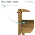thumbnail image 5 of Bron 24" Freestanding Bathroom Vanity in Golden Oak with Sink Top, 5 of 13