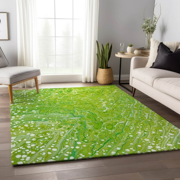 Addison Rugs Mayfield Washable Contemporary Abstract Clover Rectangle Rug, 10' x 14'