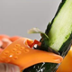 thumbnail image 4 of Verdura Doble Y Fruta Manzana Patata Naranja Zanahoria Vegetal Juliet Slicer Sharp Acero inoxidable Hoja dentada Pelador Adepaton CPB-DE-LYY2223-2, 4 of 5