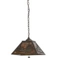 thumbnail image 4 of Meyda Tiffany 119505 16" Square Canoe At Lake Pendant - Bronze, 4 of 5