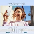 thumbnail image 5 of for iPhone 16e Tempered Glass Camera Lens Protector, Luxury Slim Fit Anti-Scrach Anti-Fingerprint Anti-drop Dust-proof Lens Film for iPhone 16e, Silver, 5 of 5