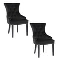 thumbnail image 1 of CHAISE DE SALLE À MANGER ISABELLA en Noir ENSEMBLE DE 2, 1 of 6
