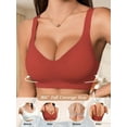thumbnail image 5 of Wireless Push Up Bra,Full Coverage No Underwire Push Up Supportive Bra Comfortable Everyday T-Shirt Bra, 5 of 9