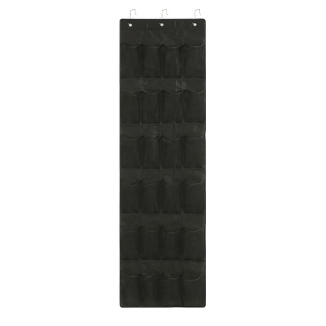 Organisateur de Chaussures Suspendu sur Porte à Poche 24/28, Étagère de Rangement, Crochet Gain de Place Ordonné