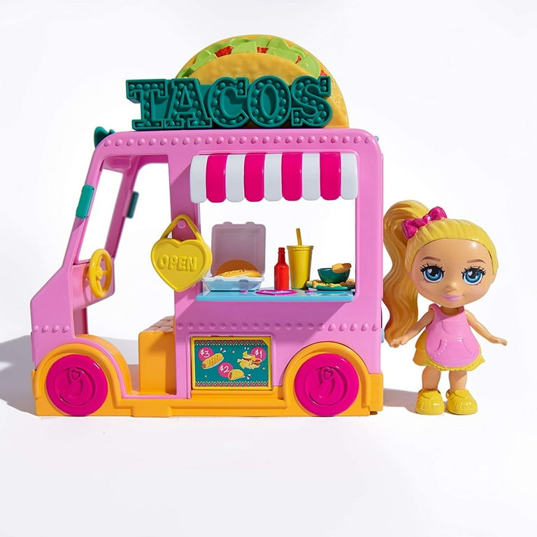 Love Diana 2-in-1 Pop-up Toy Set, Ice Cream and Taco Truck Doll