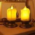 thumbnail image 2 of Paquete De 12 Velas LED VIMI Con Candelabro Sin Llama Vela Electrónica Ideal Para Decoraciones De Interior, 2 of 10