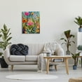 thumbnail image 3 of Stupell Industries Whimsical Floral Garden Botanical & Floral Painting Gallery Wrapped Canvas Print Wall Art, 24 x 30, 3 of 8