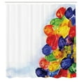 thumbnail image 3 of Ambesonne Fish Shower Curtain, Watercolor, 69"Wx84"L, Multicolor, 3 of 5