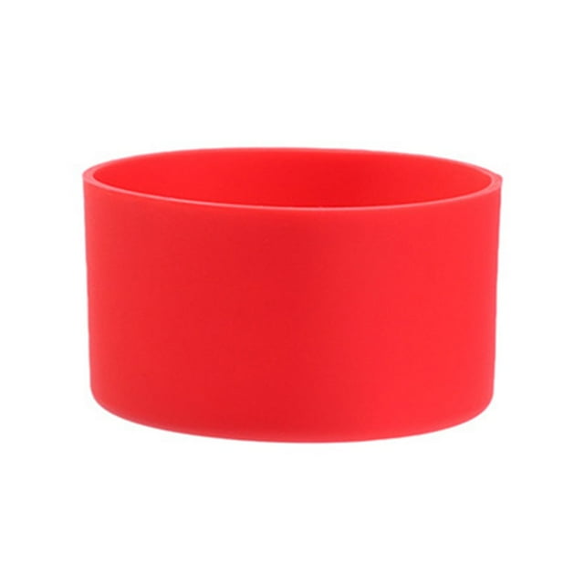 Elastic Tear-resistant Bottle Bottom Cover Silicone Practical Vent Hole Bottle Bottom Protector for Home