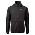 thumbnail image 2 of Men's Cutter & Buck Black Kansas City Chiefs Charter Eco Recycled Anorak Half-Zip Jacket, 2 of 3