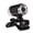 Black, variant on 480P Webcam Live Streaming Webcam 360 Degree Rotatable USB Web Camera for PC Laptop Clip-On Webcam for Video Conference Meeting Gaming Desktop Office