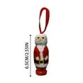 thumbnail image 2 of Novelty Funny Toy for Christmas Season Traditional Wooden Santa Ornament Bringing Cheer to Tree Decorations and Crafty Mischief for Holiday Displays, 2 of 5