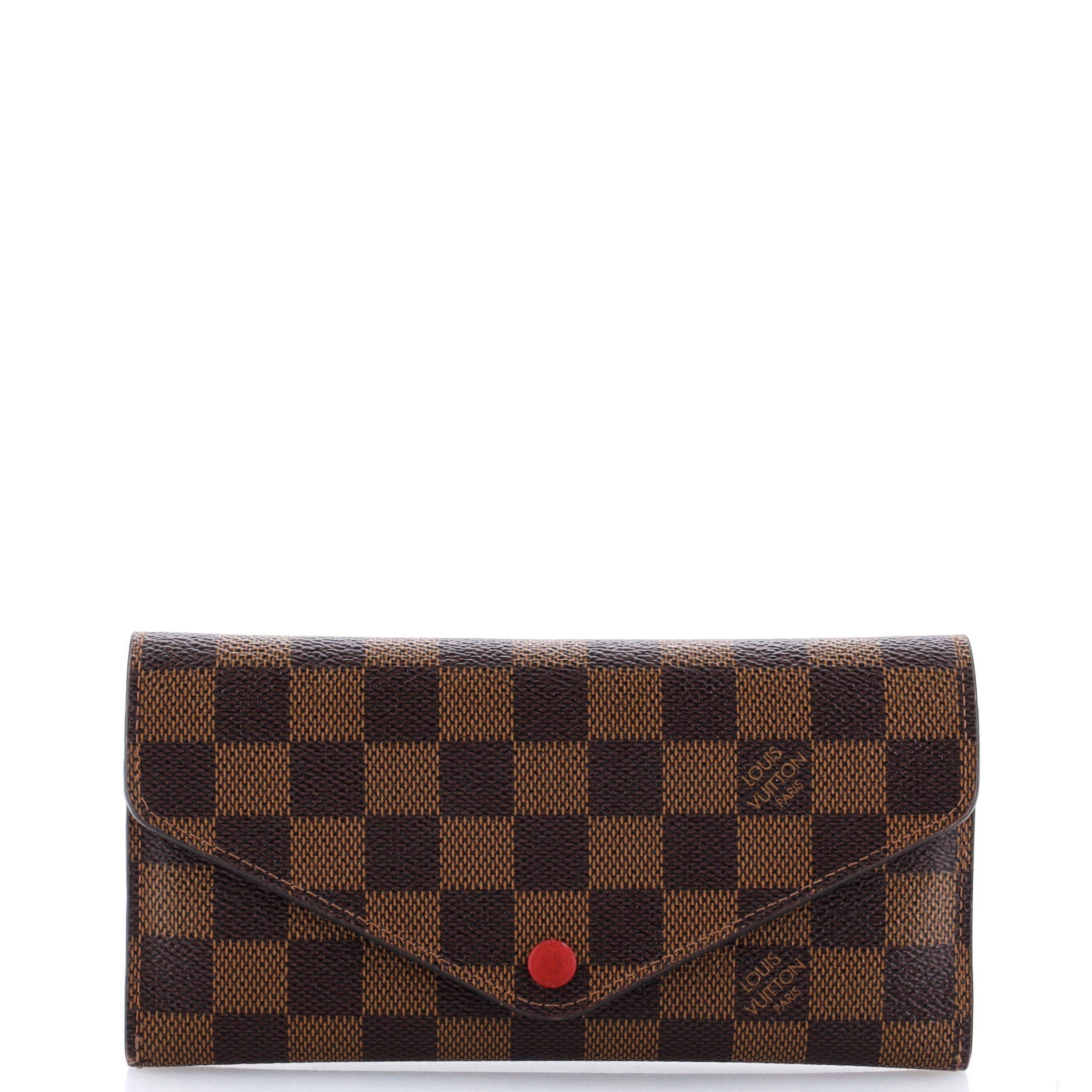 Pre-Owned Louis Vuitton Josephine Wallet NM Damier By Rebag