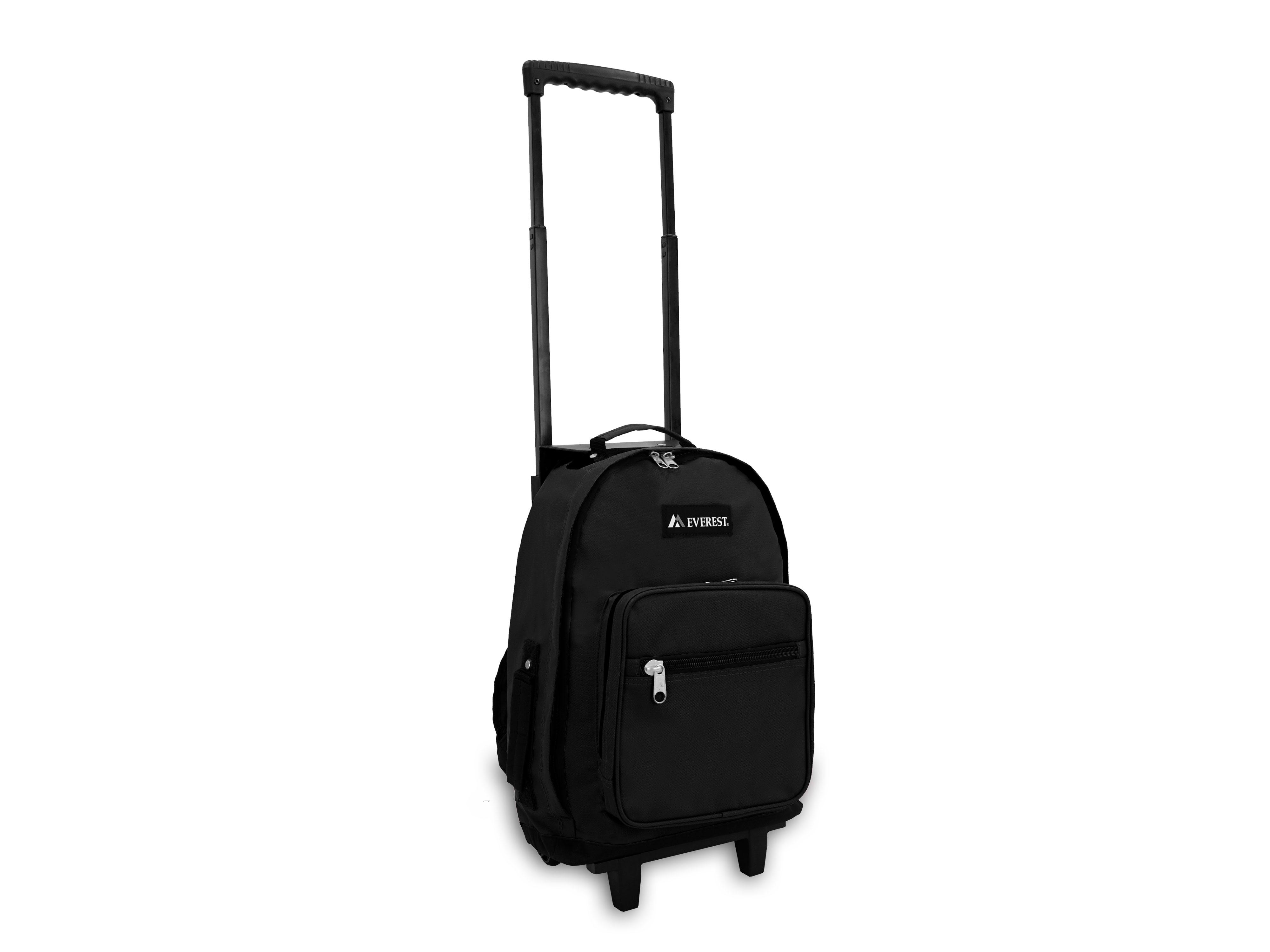 Everest Unisex Wheeled Backpack, Black - image 3 of 5