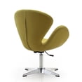 thumbnail image 6 of Manhattan Comfort Raspberry Fabric Accent Chair in Green (Set of 2), 6 of 8