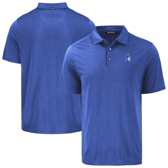 Men's Cutter & Buck  Royal Duke Blue Devils Coastline Epic Comfort Eco Recycled Polo